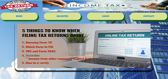 php project online income tax return filing